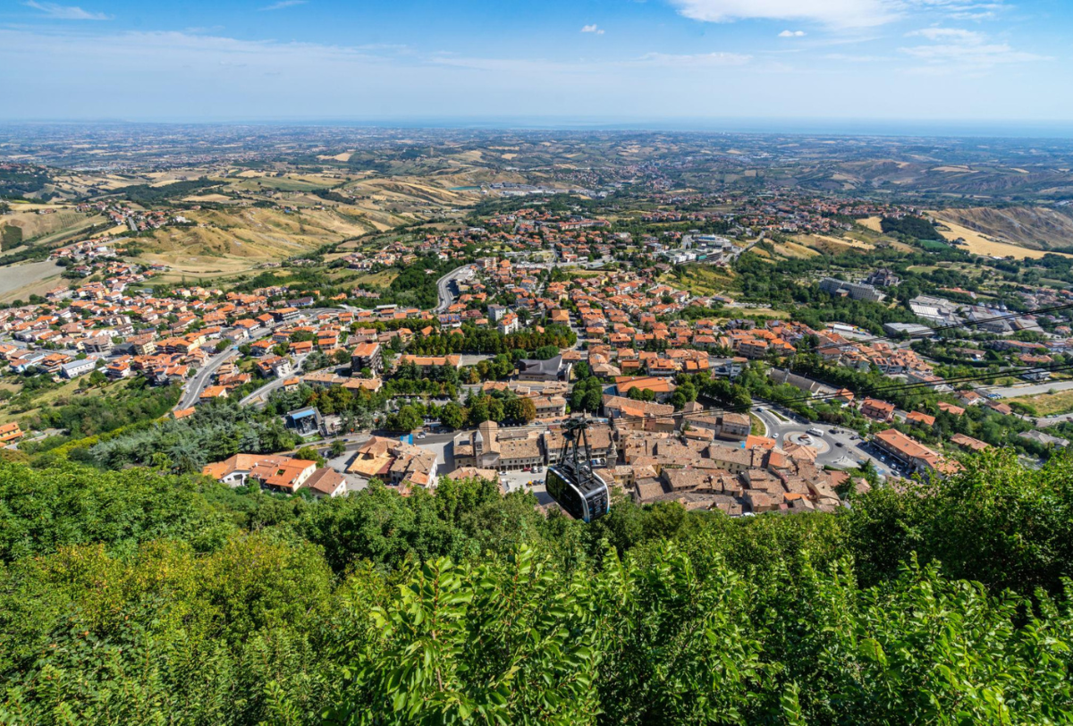 Paesaggio entroterra di Rimini